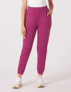 Vintage Oversized Jogger: Rouge