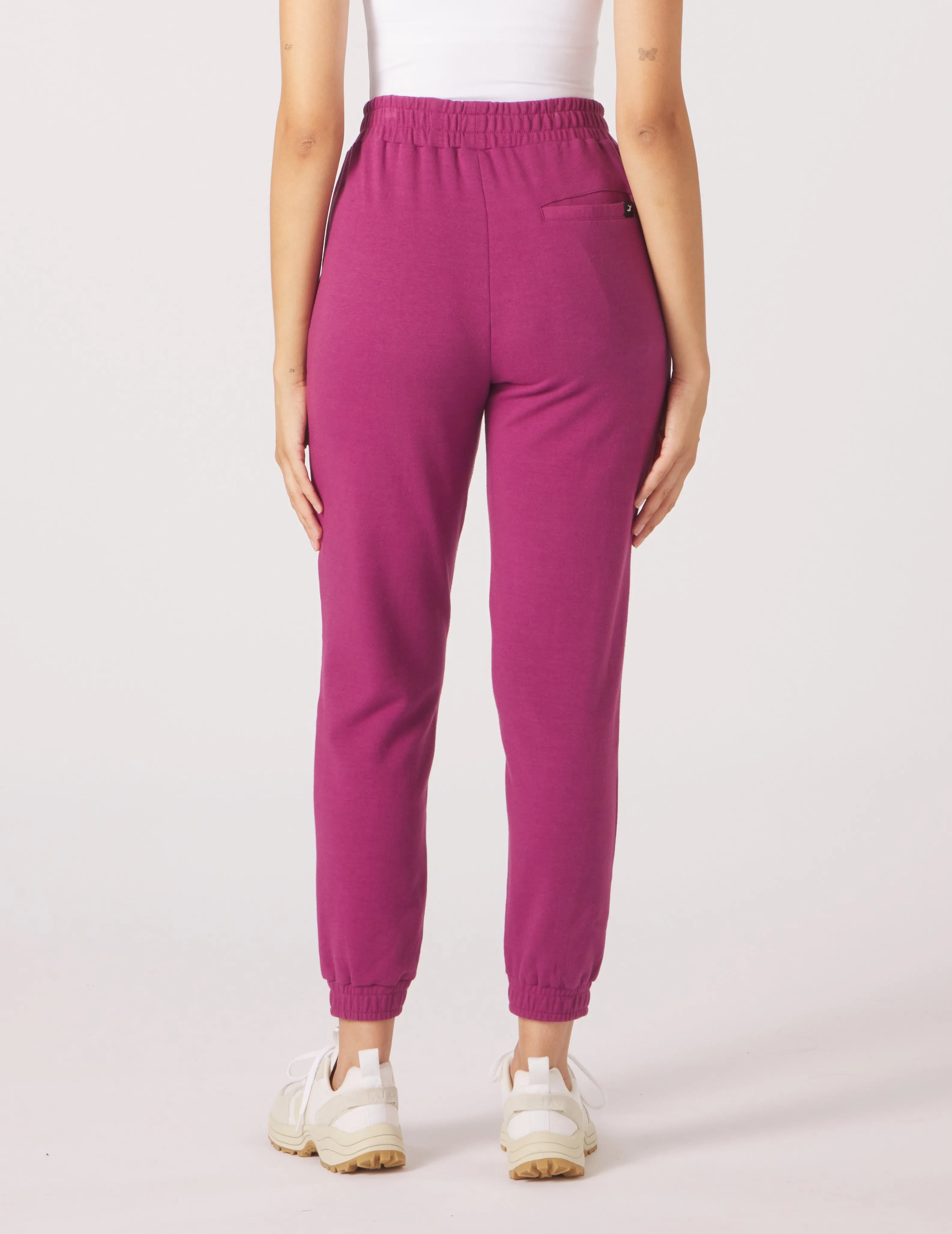 Vintage Oversized Jogger: Rouge