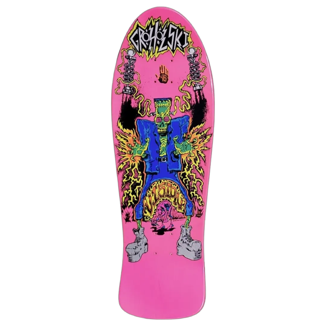 Vision Groholski Frankenstein "Double Take" Pink 10.25" Skateboard Deck