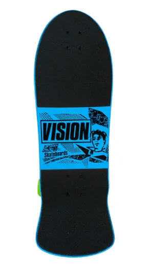Vision Mark Gonzales Original MG Blue 10" Complete Skateboard
