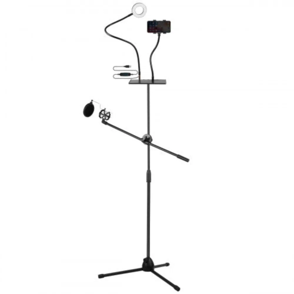 Volkano Insta series Ring light tripod Vlogging Kit VK-6503-BK