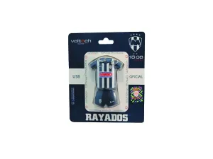 Voltoch 16 Gb Rayados Memoria Usb 2.0, Diseño Rayados Escudo