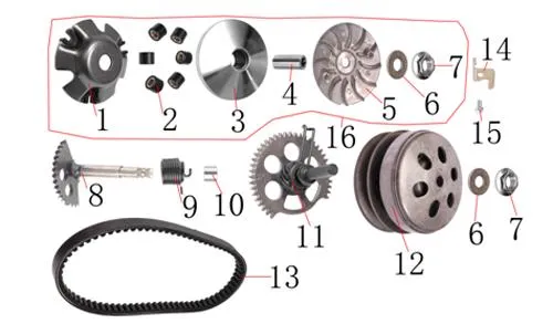 Vs125 Clutch