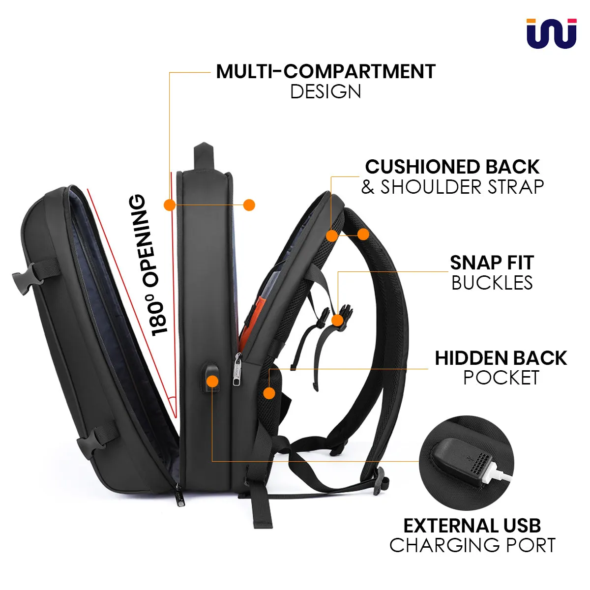 WALKENT 15.6" Laptop Bag - Model Marco