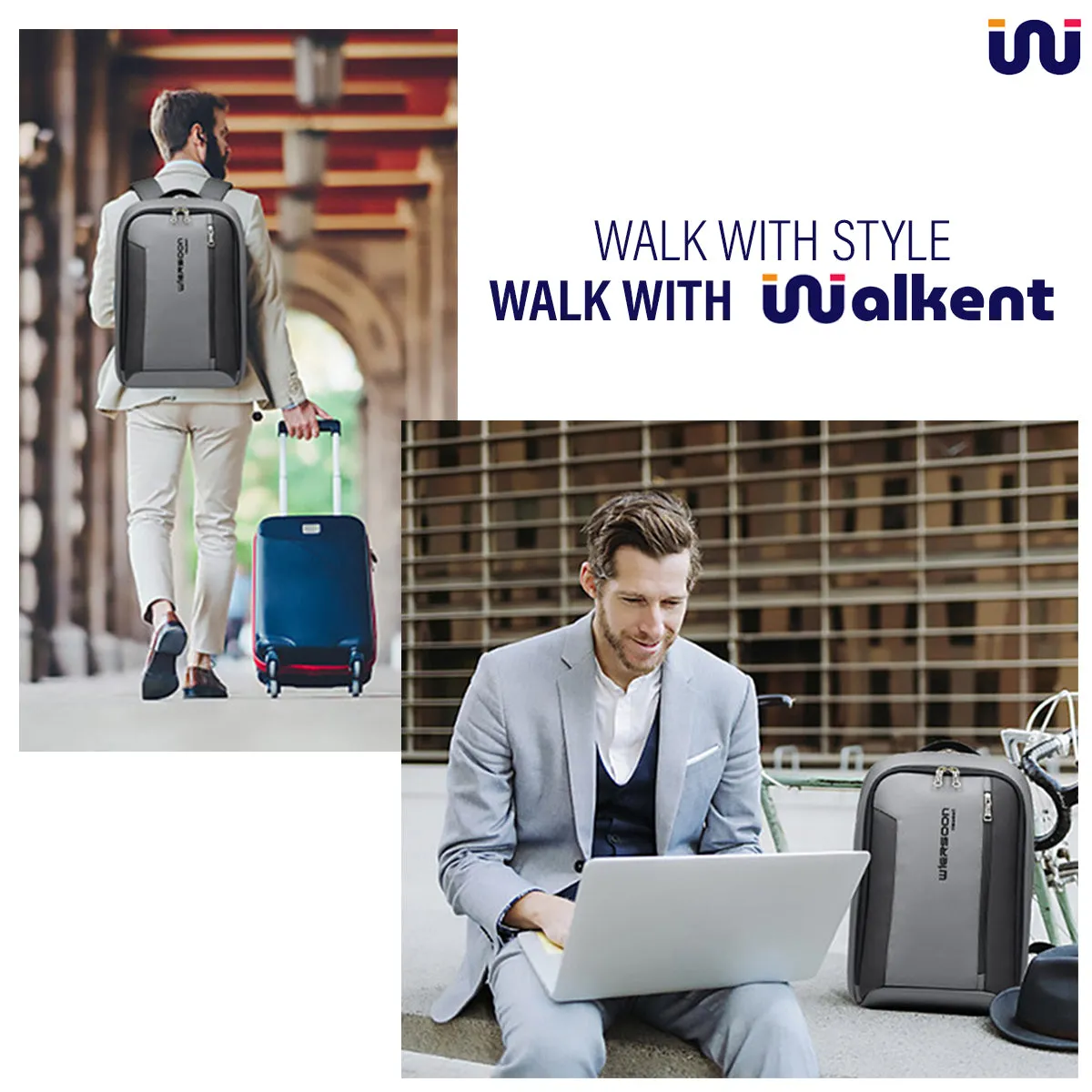 WALKENT 15.6" Laptop Bag - Model Sleeko