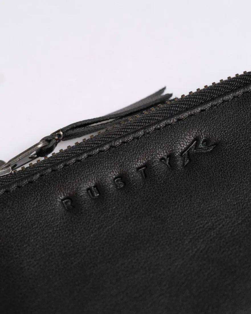 Warped Leather Card Holder