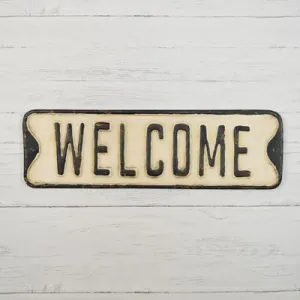 Welcome Street Sign