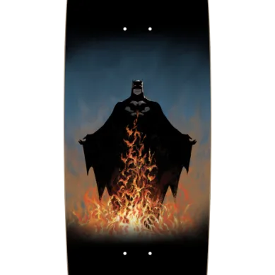 WELCOME X BATMAN BAT FLAMES 8.5" SKATEBOARD DECK