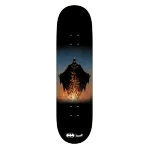 WELCOME X BATMAN BAT FLAMES 8.5" SKATEBOARD DECK