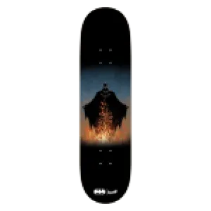 WELCOME X BATMAN BAT FLAMES 8.5" SKATEBOARD DECK