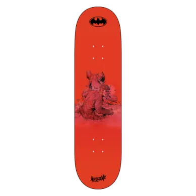 WELCOME X BATMAN KNOCKOUT 8.25" SKATEBOARD DECK