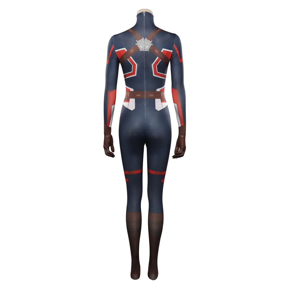 What If -Peggy Carter Cosplay Costume Outfits Halloween Carnival Suit