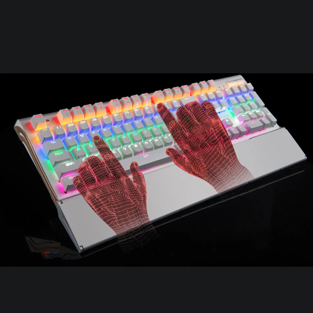 Widenman BK518 LED Backlit USB Wired Gaming 104-key Keyboard CF LOL (waterproof and dustproof)