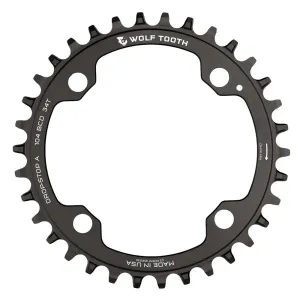 WOLF TOOTH 104 BCD Chainring Drop Stop ST - Black