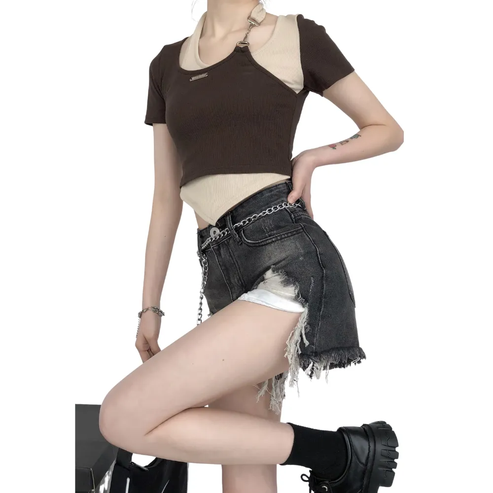 Women's Street Ripped Shorts