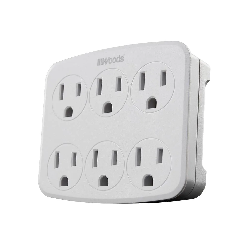 WOODS 3 OUTLET SURGE TAP USB (A &C)