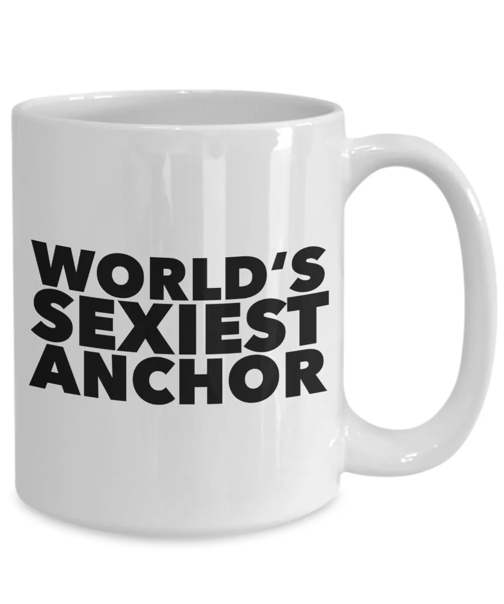 World's Sexiest Anchor Mug Gift Ceramic Coffee Cup