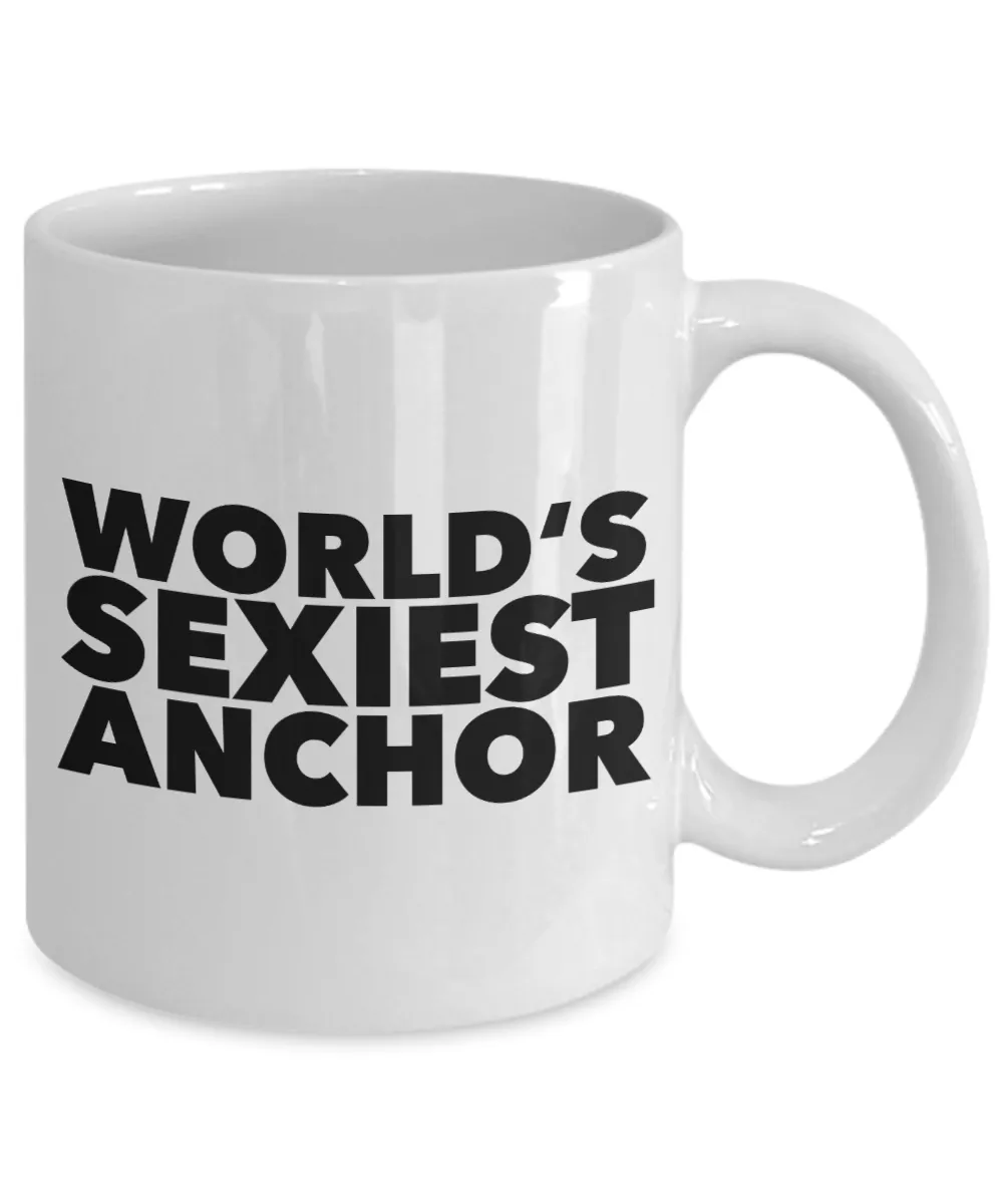 World's Sexiest Anchor Mug Gift Ceramic Coffee Cup