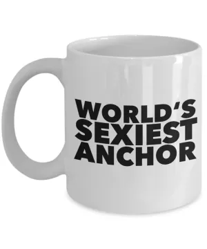 World's Sexiest Anchor Mug Gift Ceramic Coffee Cup