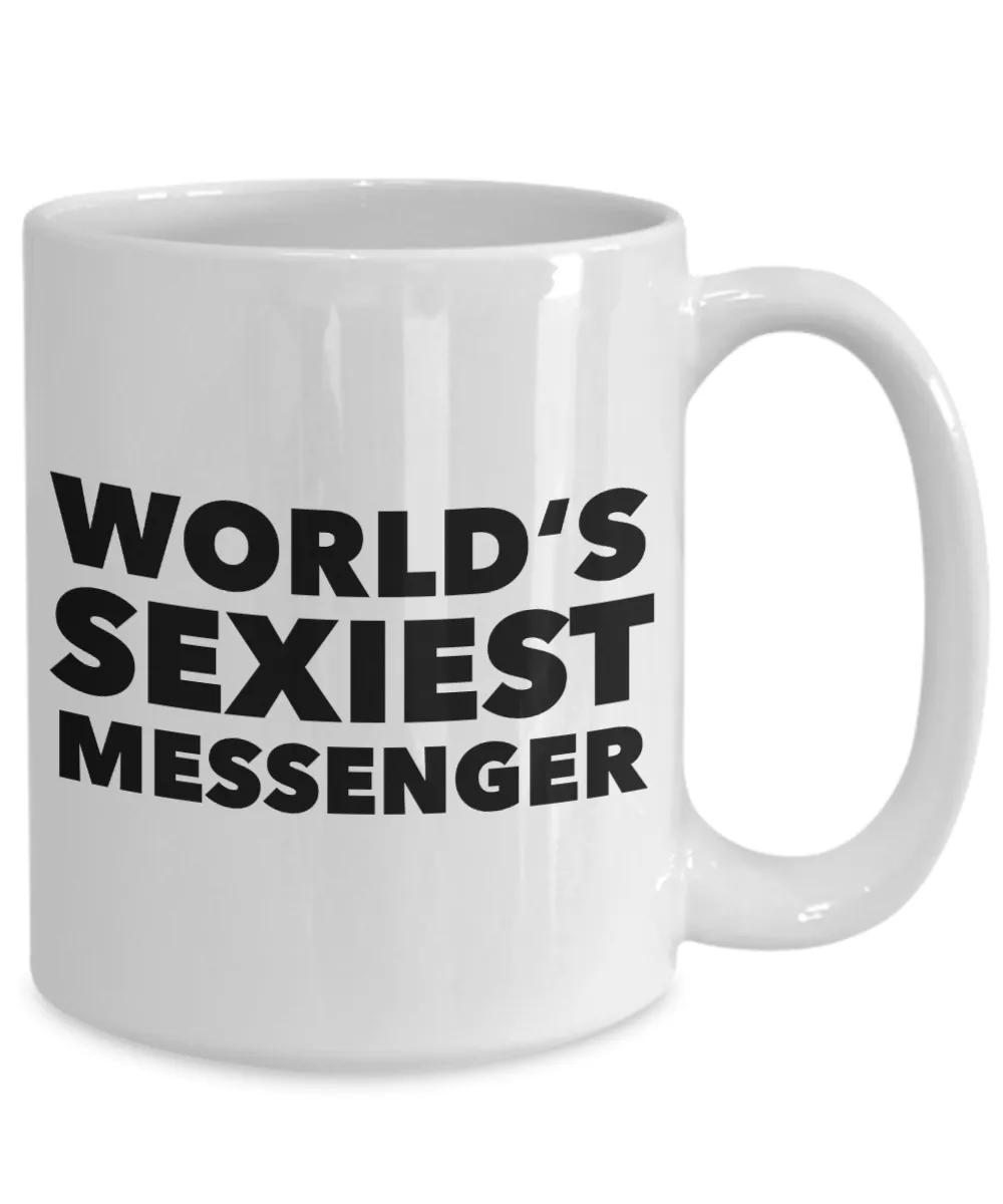 World's Sexiest Messenger Mug Gift Ceramic Coffee Cup