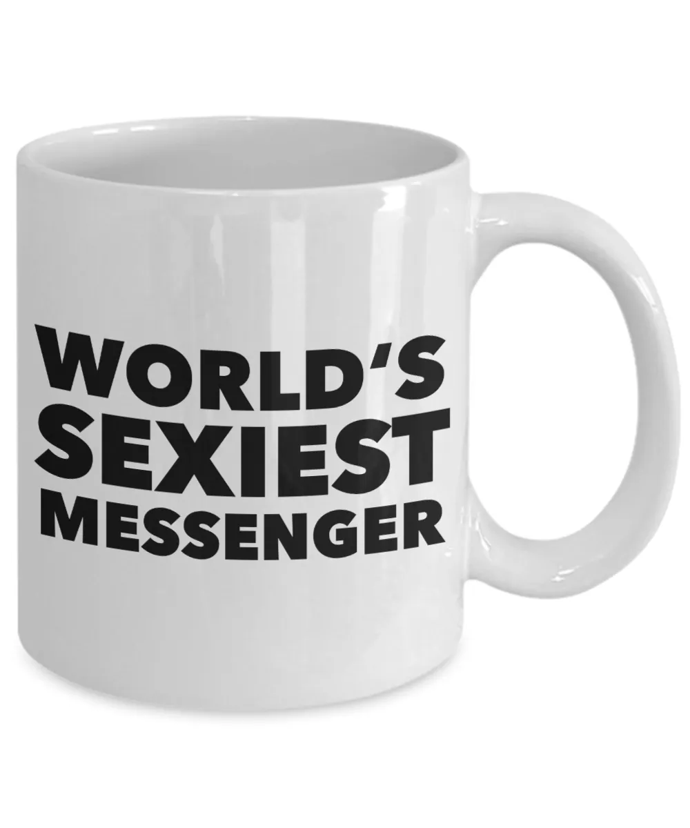 World's Sexiest Messenger Mug Gift Ceramic Coffee Cup