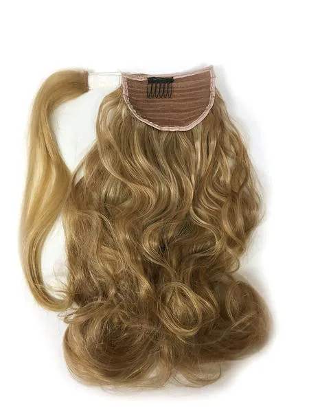 Wrap Around 100% Human Hair Ponytail Bodywave 18"