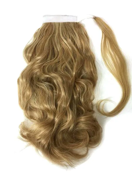 Wrap Around 100% Human Hair Ponytail Bodywave 18"