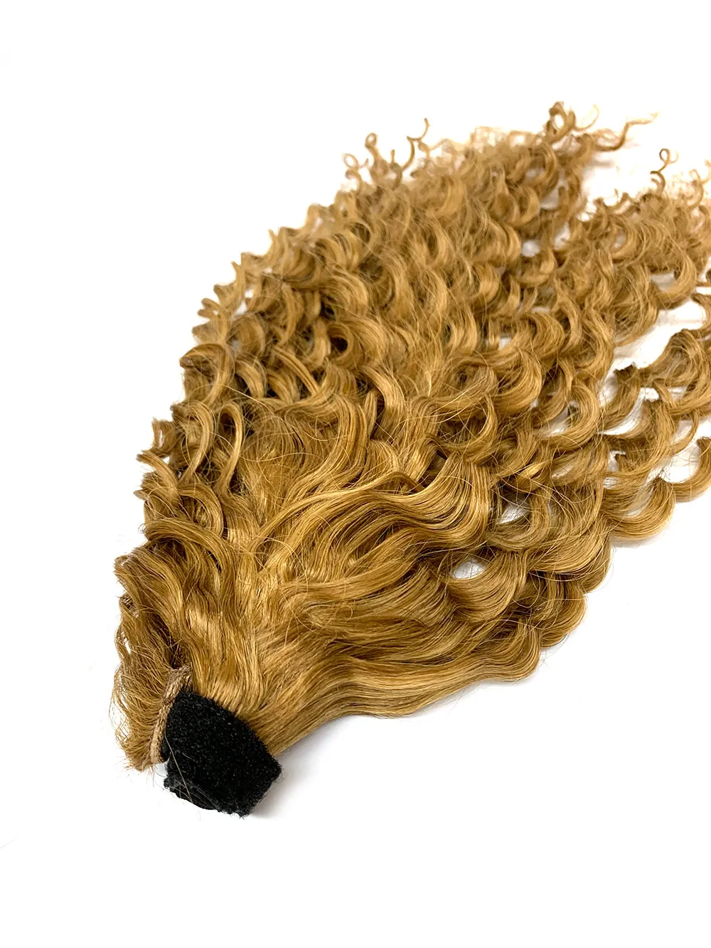Wrap Around 100% Human Hair Ponytail in Deep Wave 22"