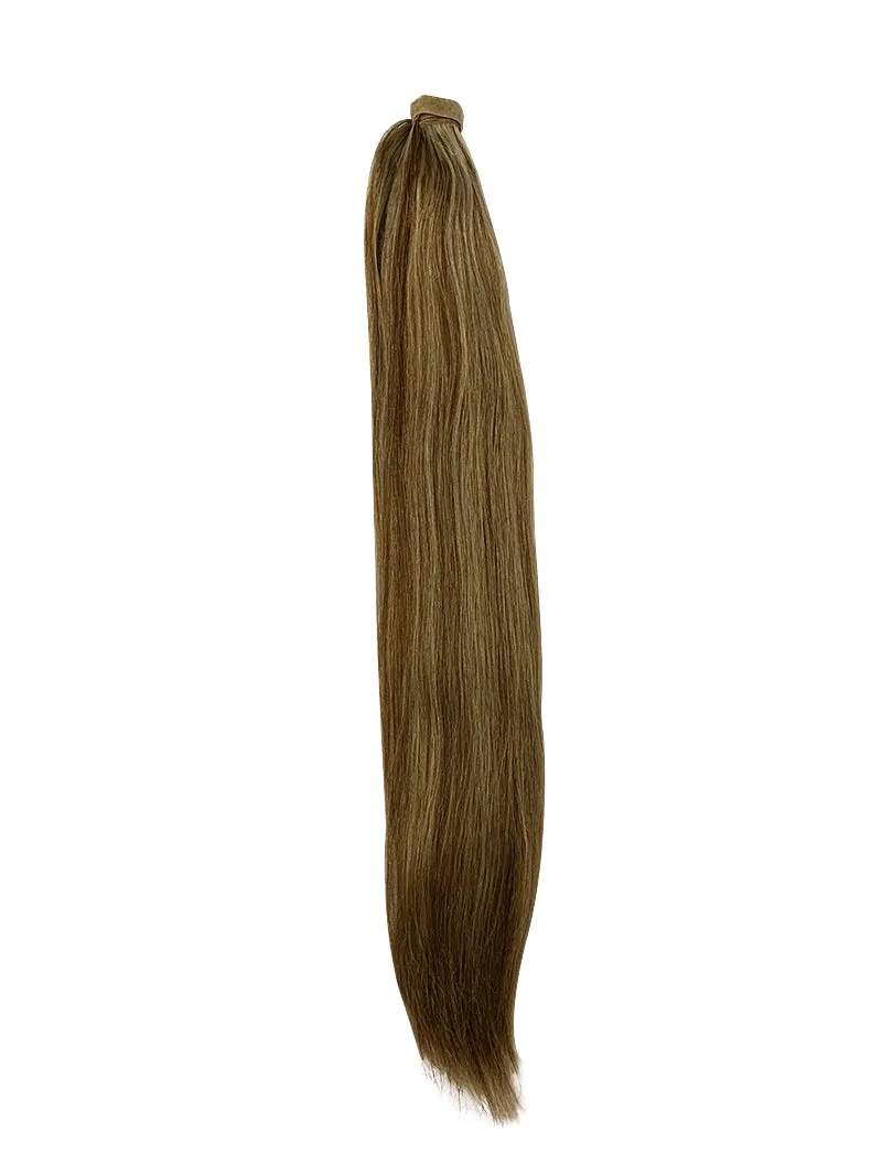 Wrap Around 100% Human Hair Ponytail in Straight 22"
