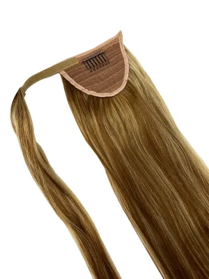 Wrap Around 100% Human Hair Ponytail in Straight 22"