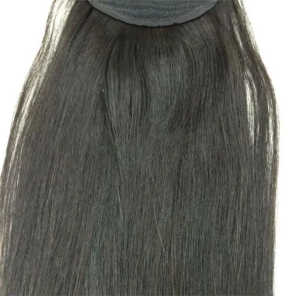 Wrap Around 100% Human Hair Ponytail in Straight 26"