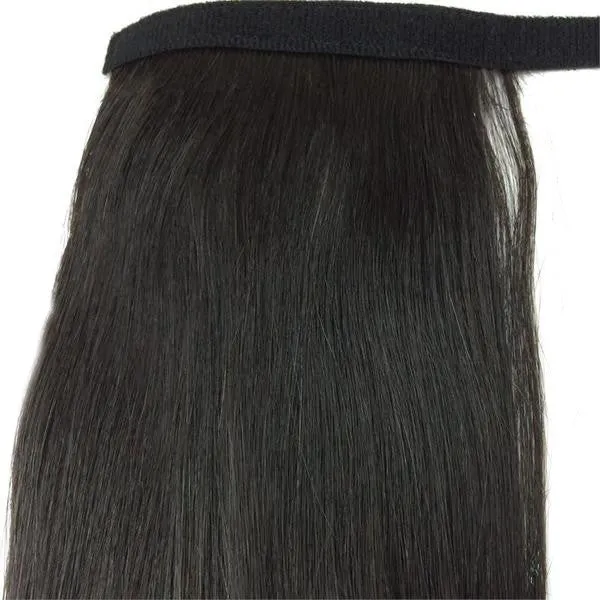 Wrap Around 100% Human Hair Ponytail in Straight 26"