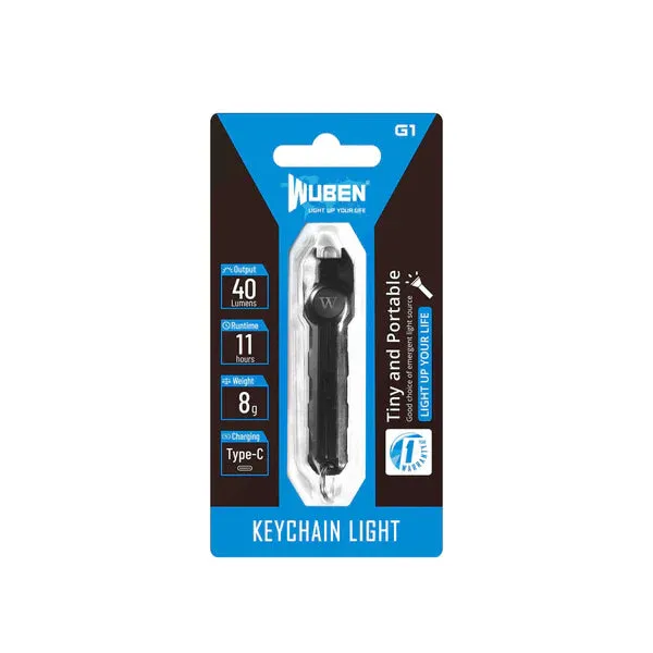 Wuben G1 Keychain Light Black