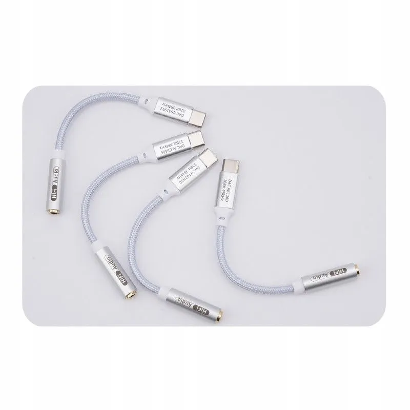 Wzmacniacz Sygnału Audio DAC na USB-C 16-BIT 48 kHz - AB136D T2 - Biały