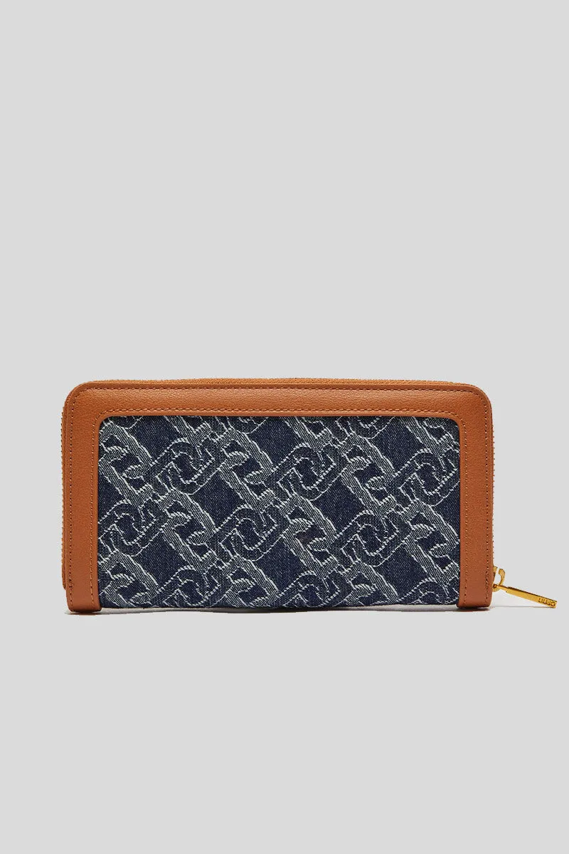 XL Zip Around - Blu Denim