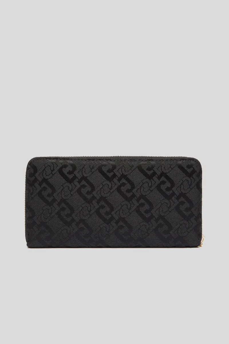 XL Zip Around - Nero