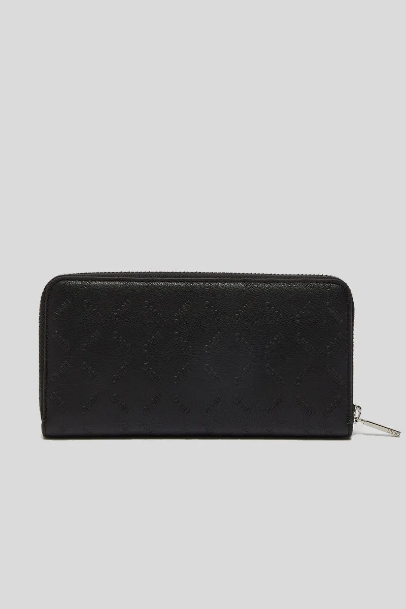XL Zip Around - Nero