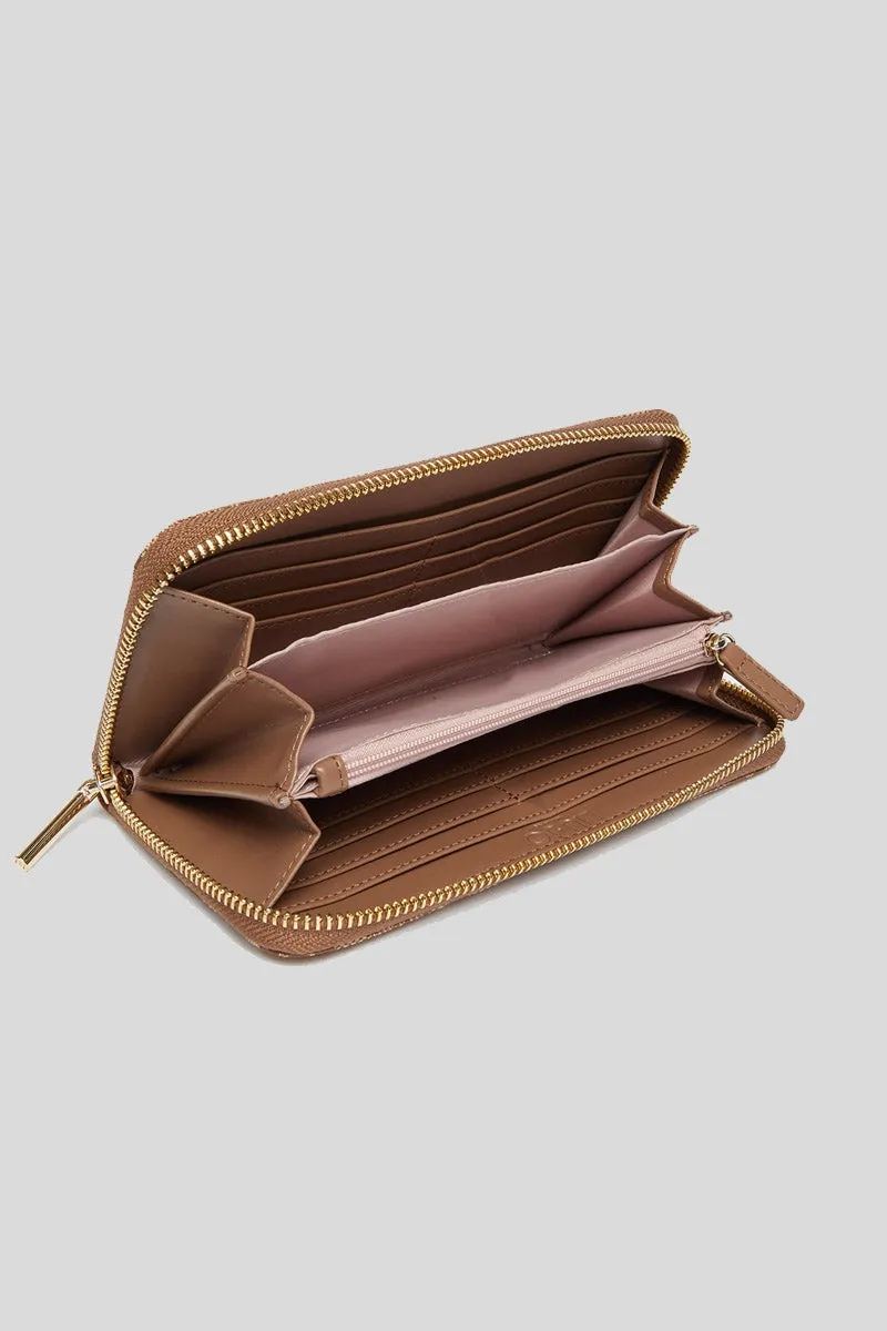 XL Zip Around - Tortoise Shell