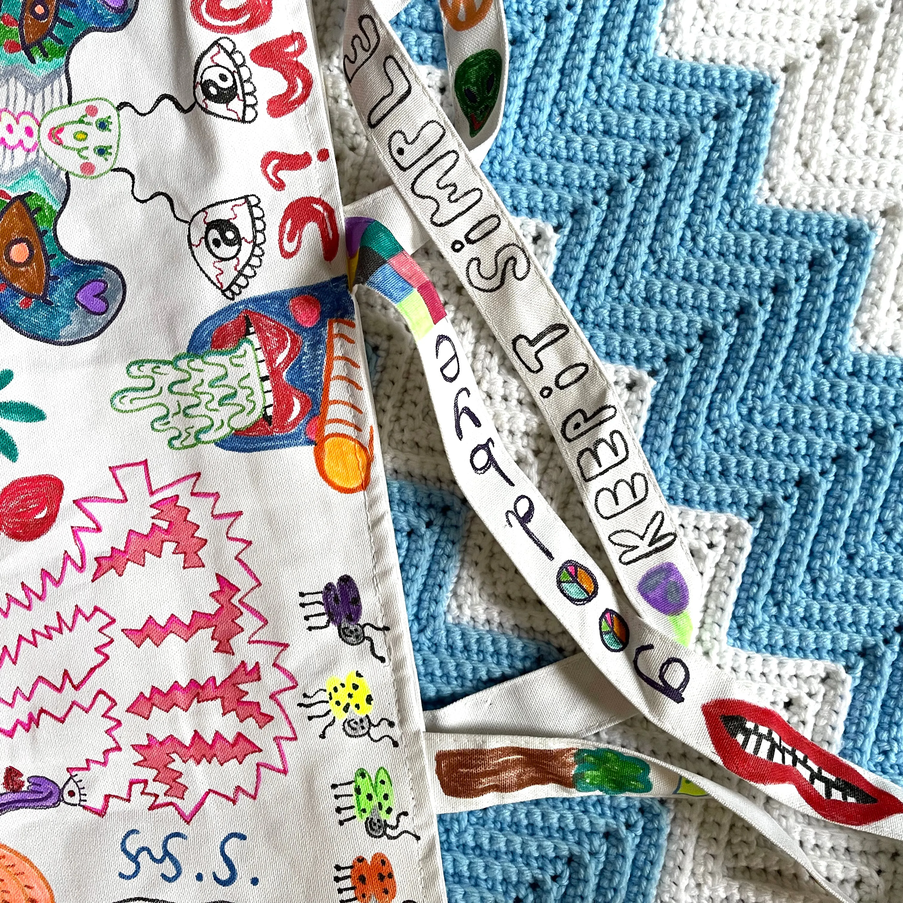 XXXL Custom Doodle Tote