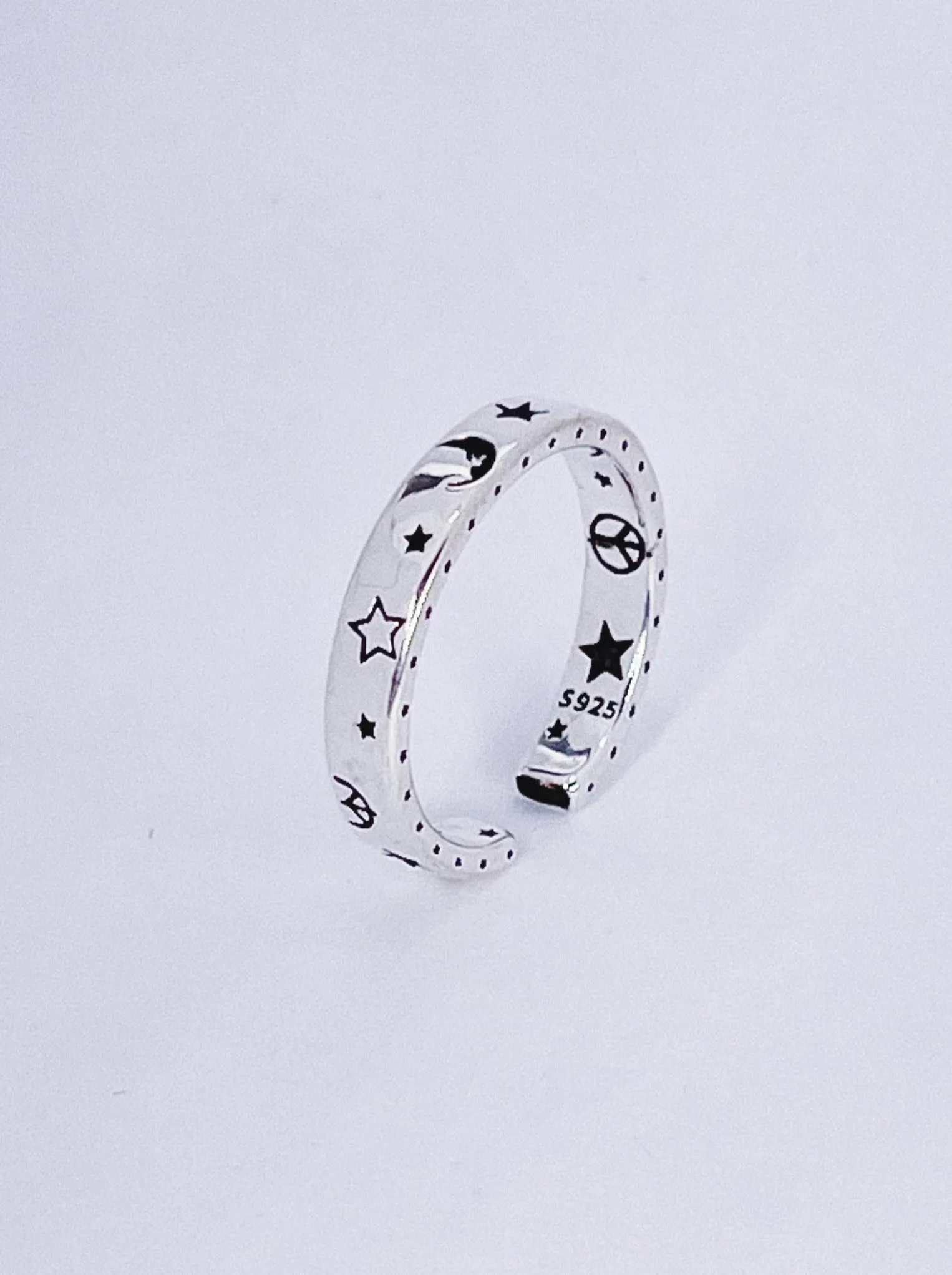 Y2K Doodle Ring - Slim
