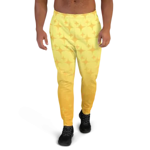 Yellow Ghost Sparkle Joggers (Men's XS-3XL)