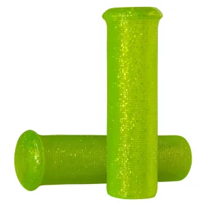 Yellow Metal Flake Grips - 7/8"