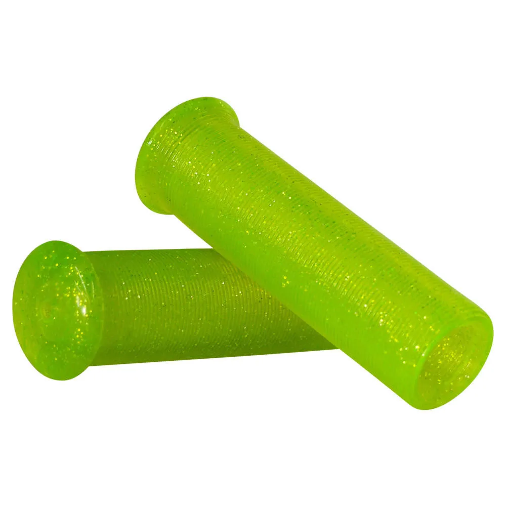 Yellow Metal Flake Grips - 7/8"