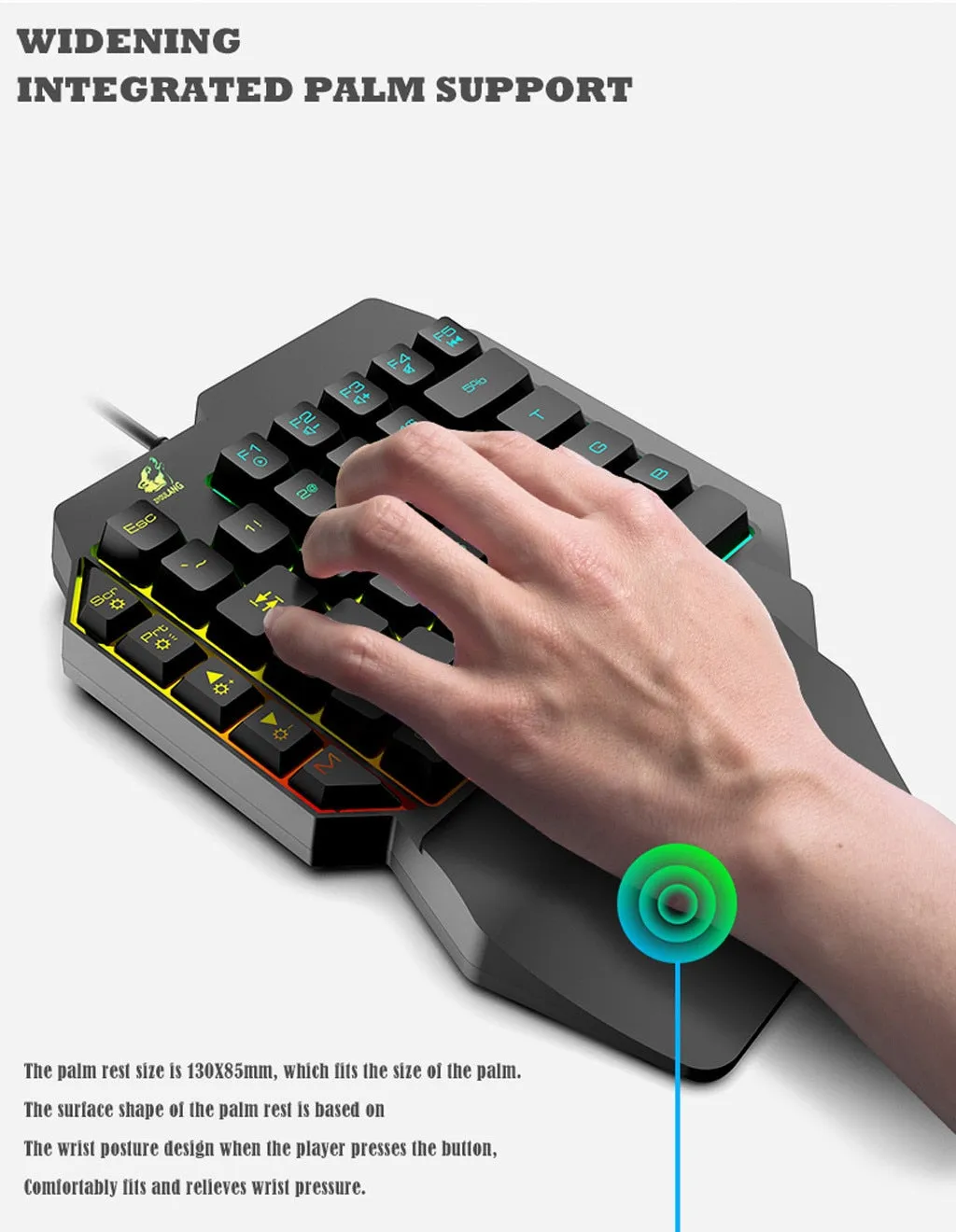 YZ Premiums | Gaming Keypad | PRO | RGB Color w/wire