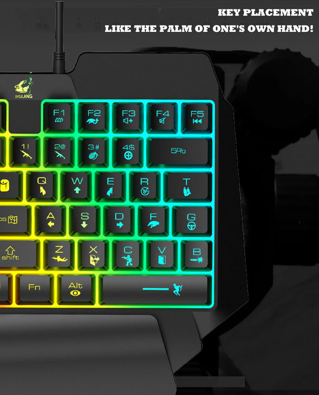 YZ Premiums | Gaming Keypad | PRO | RGB Color w/wire