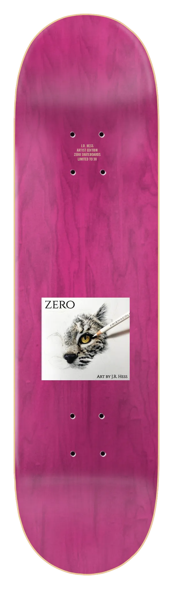 ZERO X HESS THOMAS COYOTE 8.25" LTD SKATEBOARD DECK