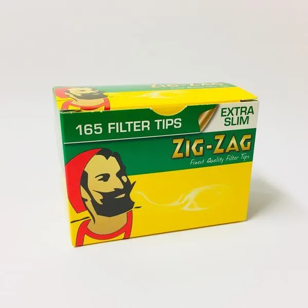 Zig Zag Extra Slim Filter Tips Box of 165