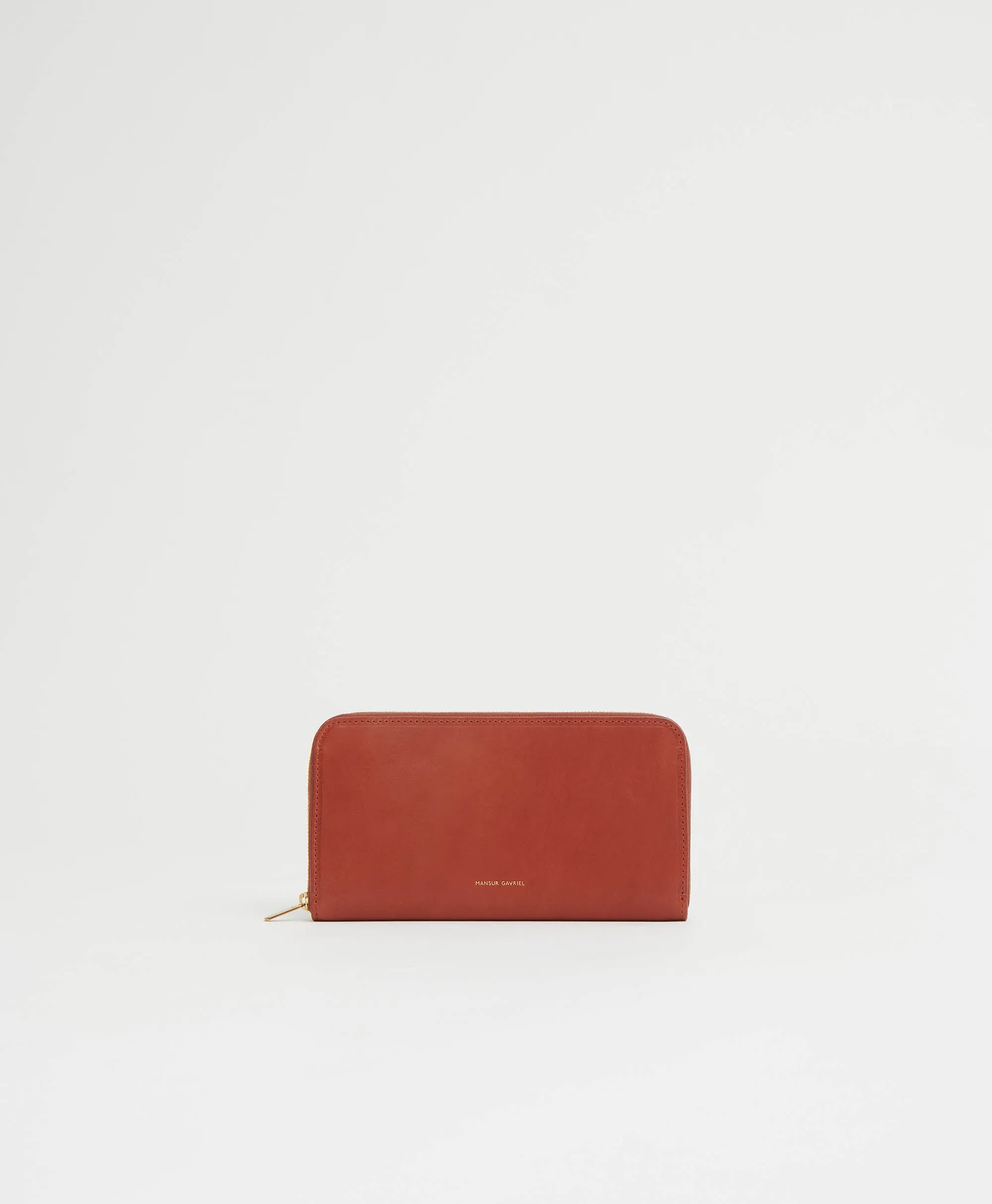 Zip Continental Wallet - Brandy/Flamma