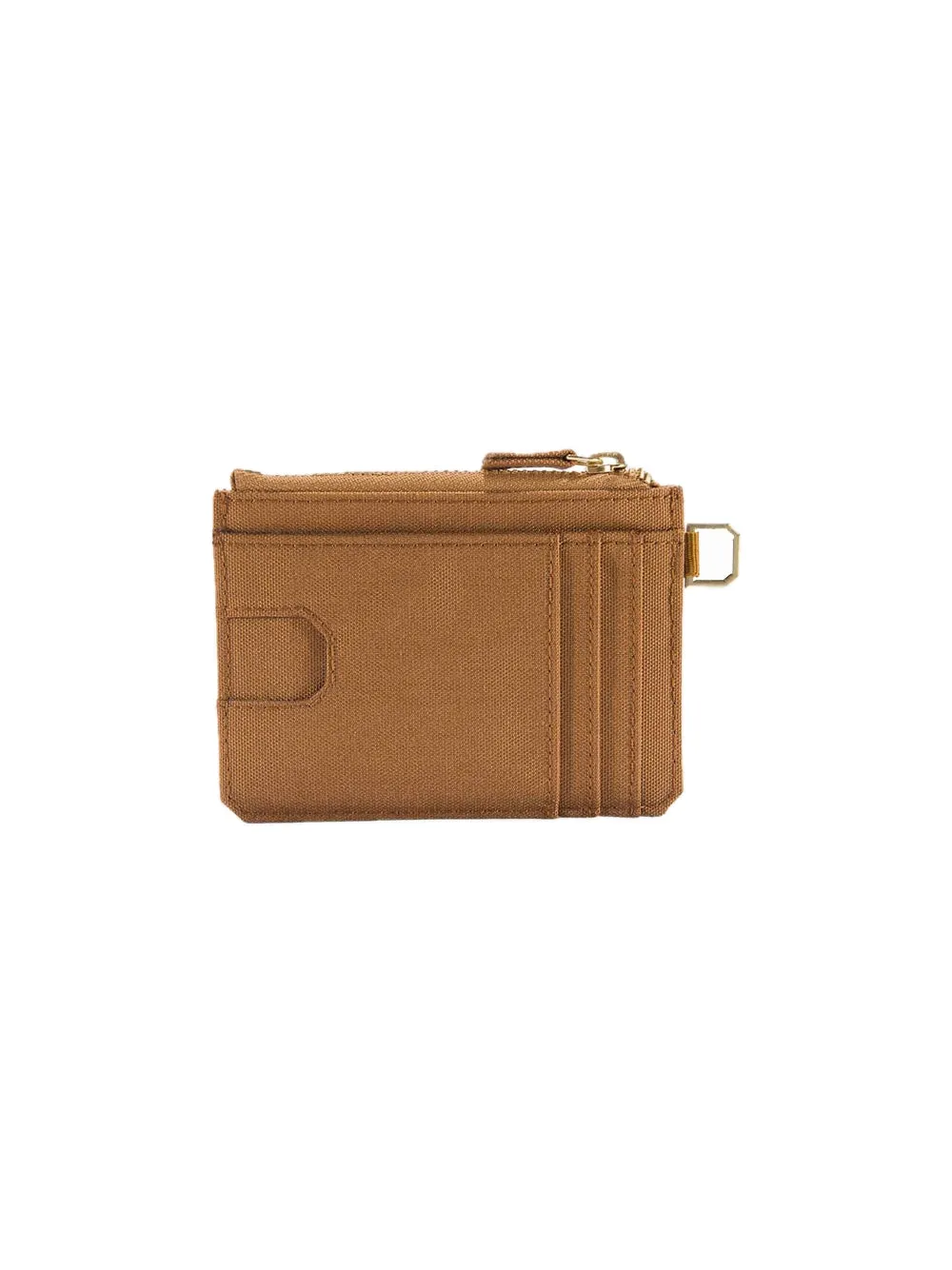 Zippered Card Keeper Wallet - Ch Brown
