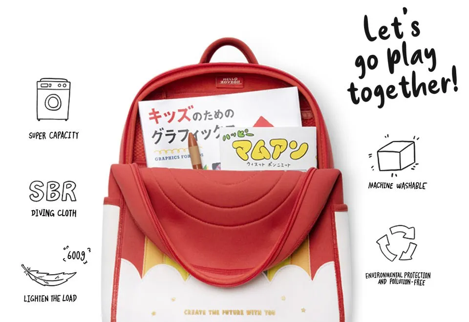 Zoyzoii Kids Backpack - Rocket